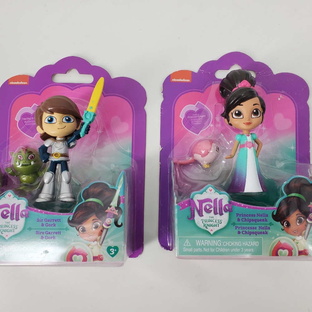Nella The Princess Knight Sir Garrett & Gork And Princess Nella & Chipsqueak New - Picture 2 of 6